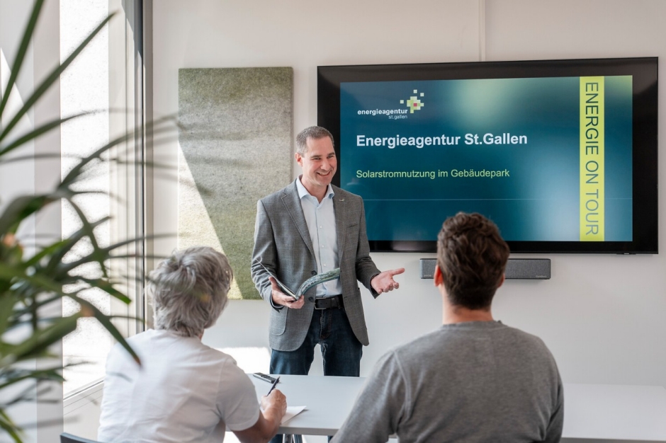 Marco Zahner, Gesch&auml;ftsleiter der Energieagentur St.Gallen, ist &uuml;berzeugt, dass sich eine Investition in die Solar Community lohnt.